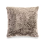 icon Faux Fur Decorative Cushion, Mink Brown, 45cm, Fluffy Furry Throw Pillow Cushions for Sofa, Bedroom