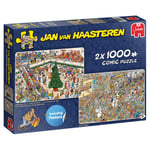 Jan Van Haasteren: 2 x 1000 (Christmas Mall, Black Friday)
