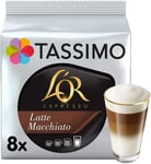 Tassimo L'OR Latte Macchiato Coffee Pods X8 (Pack of 5, Total 40 Drinks)