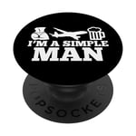 Aviation Beer Airplane RC Plane Pilot Aircraft Aeroplane PopSockets Swappable PopGrip