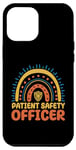 Coque pour iPhone 13 Pro Max Agent de sécurité des patients Boho Rainbow Wear Healthcare Safety