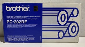 Brother PC-202RF 2 Refill Rolls For Use In PC-201 Printing Cartridges
