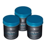 3 X Osmo Clay Wax 100ml Men Hair Styling Grooming Barbers Matte Textured Control