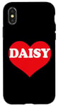 iPhone X/XS I Heart Daisy, I Love Daisy Custom Case