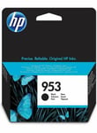 Genuine HP 953 Black Ink Cartridge for HP Officejet Pro 7740-(L0S58AE)-INDATE