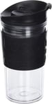 BODUM Plastic 11103-01S Travel Mug, Black, 0.35 Litre