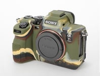 Soft Smooth Silicone Protector for Sony A7R Mark V/A7R5 Camera Camo Green - UK S