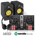 DJ Kit with Hercules Inpulse 200 MK2 Controller, XP40 Monitors & Headphones