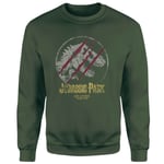 Jurassic Park Lost Control Sweatshirt - Green - XXL - Vert Citron