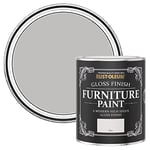 Rust-Oleum Grey Furniture Paint in Gloss Finish - Fleur 750ml