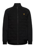 Check Quilt Back Fleece Jacket *Villkorat Erbjudande Sweat-shirts & Hoodies Fleeces Midlayers Svart Lyle Scott Sport