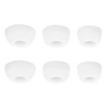 6 Pairs Soft Ear Tips Cap Earbuds for Anker Soundcore Life P2 Earphones White