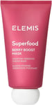 ELEMIS Superfood Berry Boost Mask, Mattifying Prebiotic Face Mask, Deeply Purify