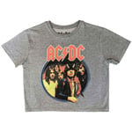 AC/DC Highway To Hell Circle Crop Top