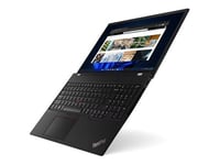 Lenovo ThinkPad P16s Gen 1 21BT - Conception de charnière à 180 degrés - Intel Core i7 - 1260P / jusqu'à 4.7 GHz - Win 11 Home - Quadro T550 - 16 Go RAM - 512 Go SSD TCG Opal Encryption 2, NVMe, Value - 16" IPS 1920 x 1200 - Wi-Fi 6E - noir - clavier