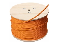 Lanview - Samlet kabel - 500 m - 7.6 mm - S/FTP - CAT 7 - halogenfri, rund, solid, retractable (on reel), 10 Gigabit ethernet - oransje