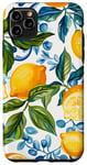 Coque pour iPhone 11 Pro Max Carrelage en mosaïque de citron sicilien d'été italien