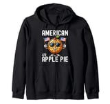 Cute American as Apple Pie shirt For Men Women Kids Zip Hoodie