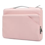Dadanism 13.3 Inch Laptop Bag Sleeve, 360° Protective Laptop Carrying Case with Handle Fit MacBook Pro/Air M1 13", iPad Pro 12.9”, Surface Book/Laptop 13.5", Surface Pro 8/7/6/5/4 12.3" / X 13", Pink