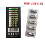 5 st/kartong Voopoo PNP Coil VM1/VM3/VM5/R1/M2 Atomizer ersättning PNP-VM1-0.3Ω PNP-VM5-0.2Ω