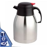 2l S/steel Vacuum Kettle Flask Dispenser Hot Cold Tea Coffee Insulated Air Pot