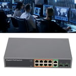 POE Switch Full Gigabit RJ45 IEEE 802.3af/at 8 Port SFP 150W Network Device NDE