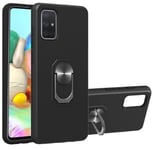 Samsung Galaxy A51 5G Skal - Armour Svart Med Ring