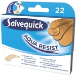 Plåster SALVEQUICK Aqua resist mix 22/fp 12frp