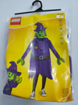 Lego Witch Classic Lego Minifigure NEW Kids 4-6 Halloween Costume - FREE POSTAGE