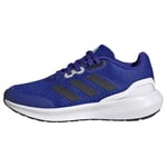 adidas RunFalcon 3 Lace Shoes Sneaker, Lucid Blue/Legend Ink/FTWR White, 28 EU