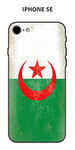 Coque Iphone SE (2020) Design : Drapeau Algérie Vintage