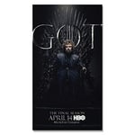 Li han shop Canvas Printing Game Of Thrones Season Drama Poster Role Posters And Prints 2019 Tv Game Wall Art For Bedroom Home Decor Gt542 50X70Cm Without Frame