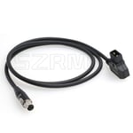 SZRMCC TVLogic VFM Monitor Alphatron EVF Power Cable D-tap 2 Pin Male to Mini XLR 4 Pin Female (Straight Cable)