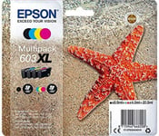 Genuine Epson 603 XL Ink Cartridges Starfish for Expression XP-3100, XP-4100