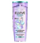 LOral Paris Elvive Hydra Pure 72h Purifying Shampoo for Oily Scalp & Dehydrated Lengths 400ml