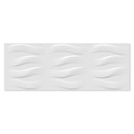Hill Ceramic Kakel Blancos Vit Blank-Relief 33x90