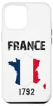 Coque pour iPhone 13 Pro Max France Carte Drapeau EST.