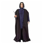 Mattel Harry Potter Collectible Severus Snape Doll (~12-inch) Wearing Black Coat Jacket and Wizard Robes, with Wand, Gift for 6 Year Olds and Up, GNR35