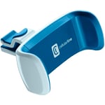Cellularline | Car Holder - Universal | Support Voiture Pour Smartphone Ultra-coloré - Orientable à 360 ° - Fixation dans le Véhicule au Moyen d’un Crochet aux Grilles d’aération - Bleu