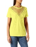 Desigual Women's Ts_tropic Thoughts T Shirt, Yellow (Blazing 8035), XL UK