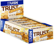 USN Trust Crunch White Cookie Dough Protein Bars: Indulgent and Filling High Pro