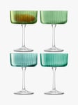 LSA International Gems Cocktail Glass Saucers, Set of 4, 230ml