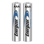 2 x Energizer AAA ULTIMATE Lithium Batteries LR03 L92 Digital Camera 2041 expiry