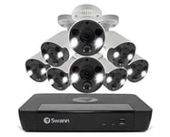 Swann NVR8-8580 4K / 2TB / 8 X NHD-885MSFB 4K Bullet Spotlight IP Digital Still Image Video Cameras