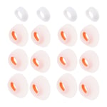 8Pair White Silicone Earplug In-Ear Headphones Earbuds Fit for JBL Tune Flex