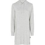 JBS of Denmark Bamboo Hoodie Dress Ljusgrå Small Dam