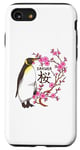Coque pour iPhone SE (2020) / 7 / 8 Pingouin japonais Sakura Fleurs de cerisier Arbres