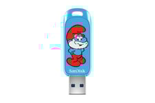 SanDisk Smurfs - Papa Smurf Edition - USB flash-enhet - 128 GB