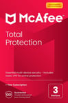 McAfee Total Protection 1 Year 3 Device