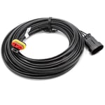 vhbw Câble basse tension 10m pour tondeuses et robots-tondeuses compatible avec Husqvarna Automower 105, 310, 315, 315X, 320, 330X, 420, 430X